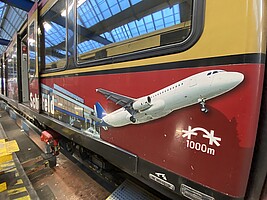 Jubiläumszug zum 90. S-Bahn-Geburtstag im Werk