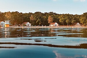 Das Strandbad Wendenschloss in Köpenick ist ein moderner Badeort.